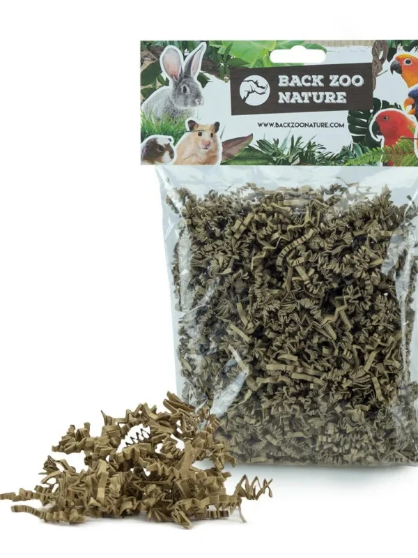 Back Zoo Nature Crinkle Paper Natural